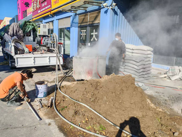 庄河顶管注浆加固
